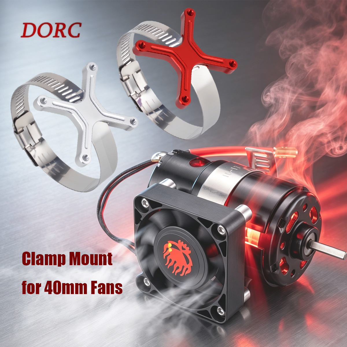 Rc Hobby World - Universal Adjustable Fan Mount 30-49mm Wide
