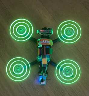 Rc Remo Hobby - 2pairs Gemfan 51433L 5.1inch Moonlight LED