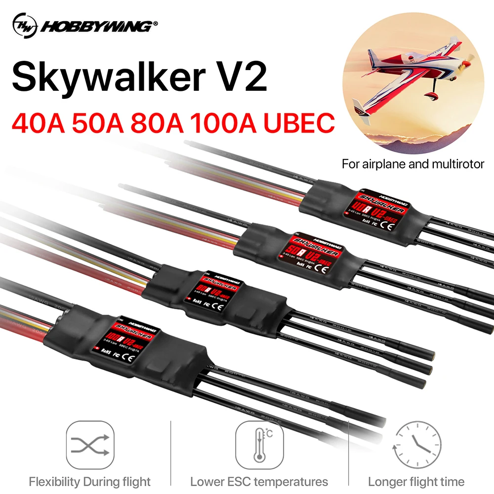 Hobbywing Skywalker V2 Brushle - Rc Hobby Wing ulasan dan harga