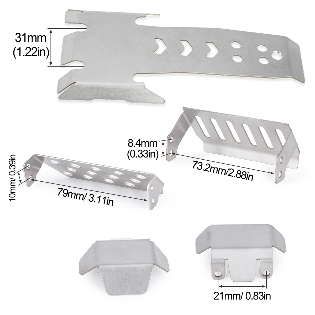 Stainless Steel Axle Protector - Rc Hobby Racing ulasan dan harga