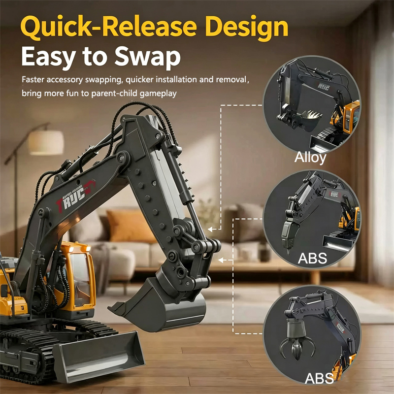 17/19 CH Remote Control Excava - Rc Excavator Hobby ulasan dan harga