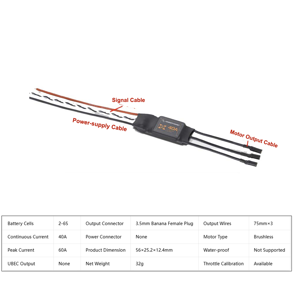 Hobbywing XRotor 40A Brushless - Rc Hobby Wing ulasan dan harga